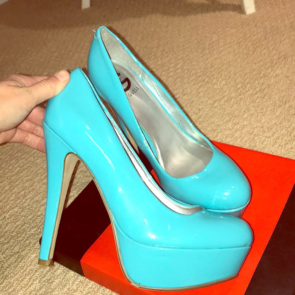 Guess Turquoise Heels